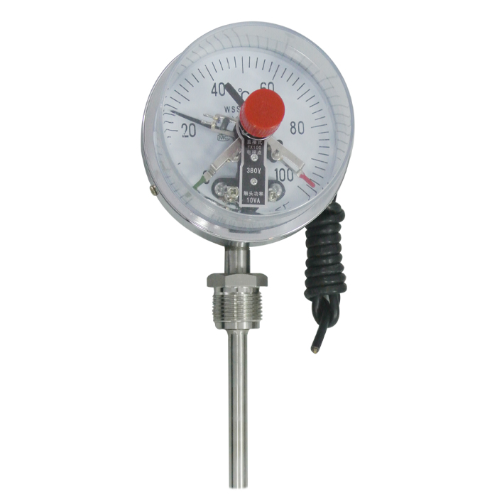 電(dian)接點雙(shuang)金屬溫(wēn)度計