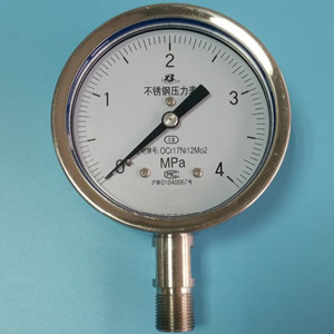 Y-100B-F不(bú)鏽鋼壓力(li)表