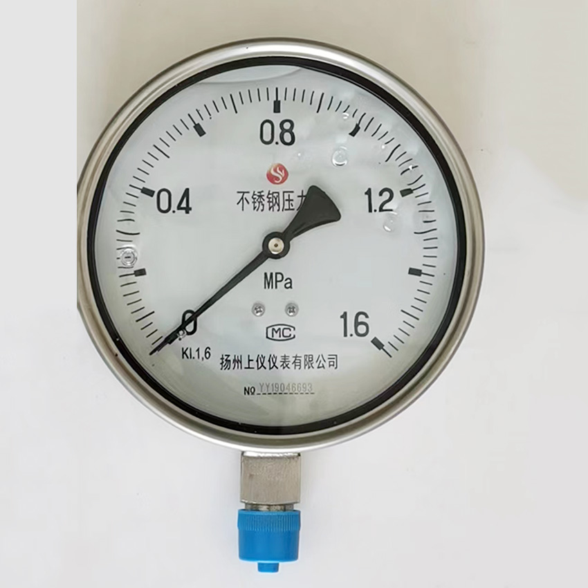 YN-150B不鏽(xiù)鋼耐震(zhen)壓力表(biǎo)